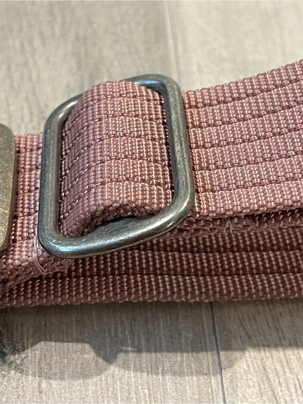 Puma Dusty Rose Web Belt | Pink Adjustable Sport Belt with Metal Buckle